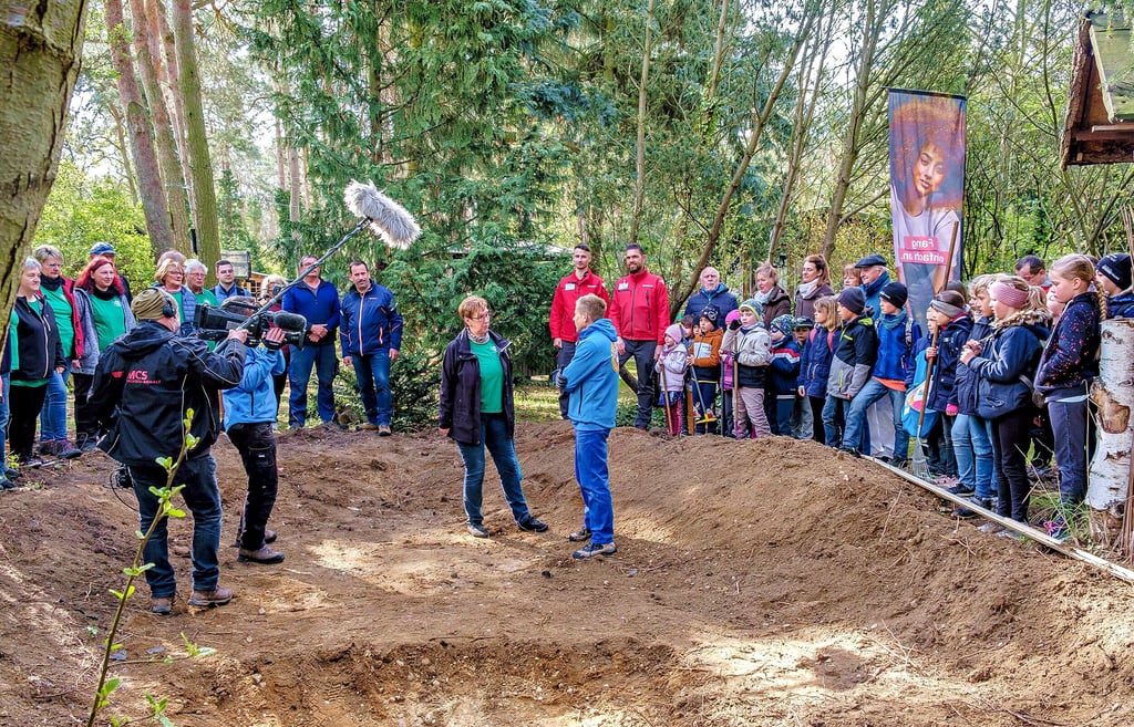 Michael Wasian war mit seinem Team im April das erste Mal in Bergwitz.