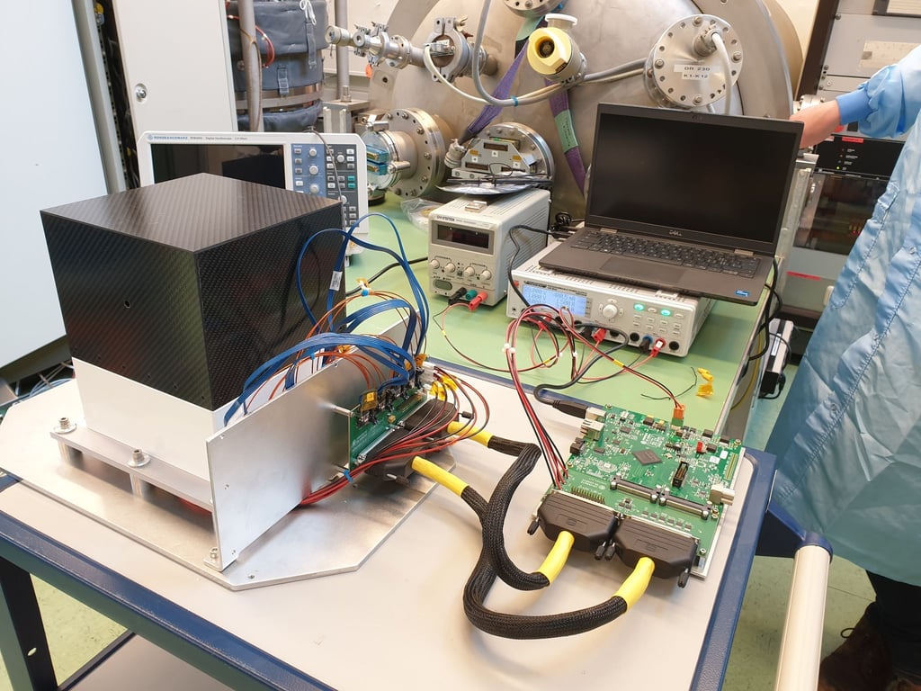 Das Polarimeter „Polar 2“ soll im kommenden Jahr auf die chinesische Raumstation „Tiangong“ gebracht werden.