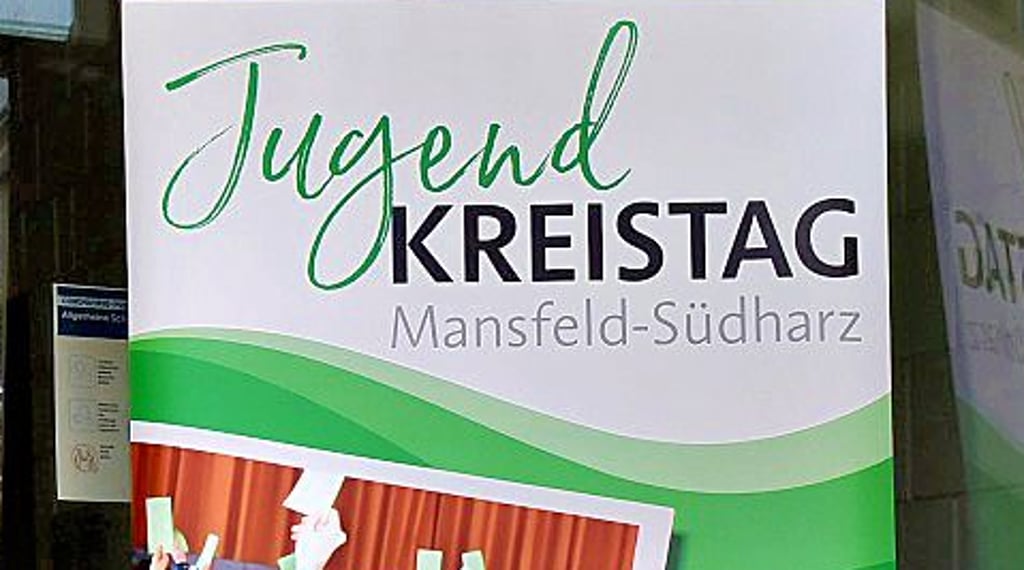 Aufsteller beim Jugendkreistag in Sangerhausen.