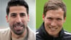 Die Bildkombo zeigt Sami Khedira und Hannes Wolf. Gemeinsam sollen sie beim DFB künftig als Doppelspitze fungieren.