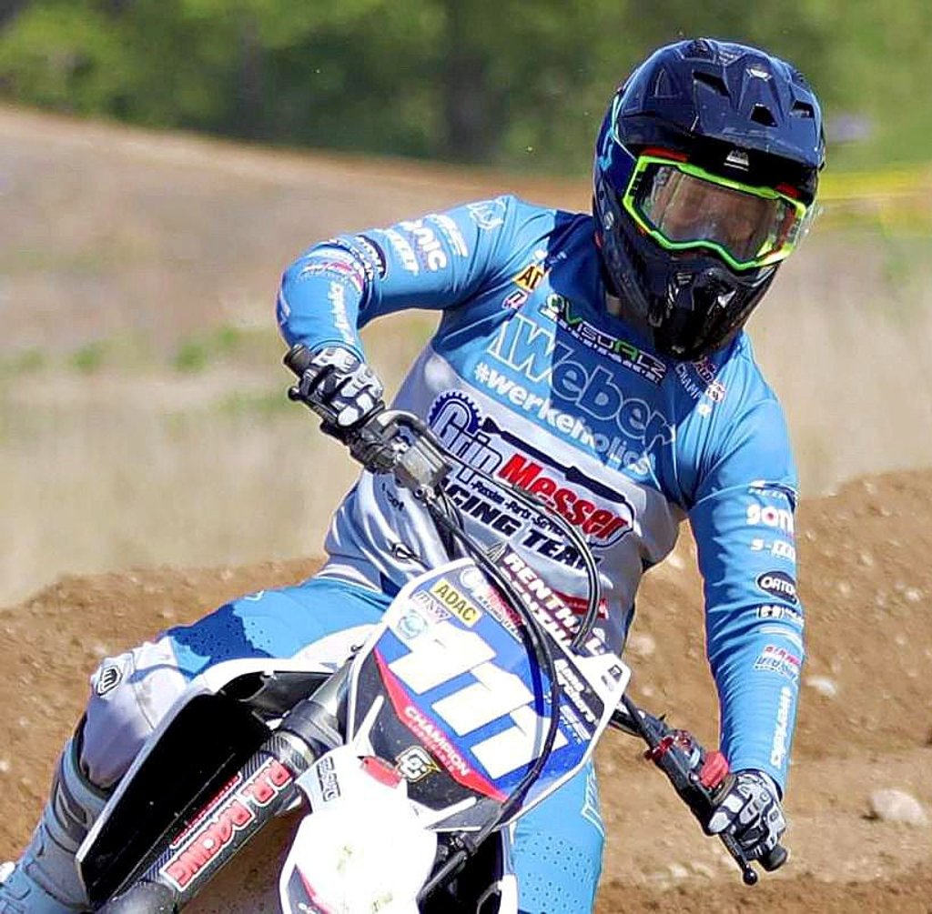Motocrosserin Anne Borchers ging aufgrund eines technischen Defektes an ihrem Bike das Podium beim EM-Rennen flöten.