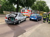 Zu einem Verkehrsunfall kam es Freitag in Merseburg in der Weißenfelser Straße.