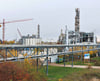 Blick über den Chemiepark in Alttröglitz. 