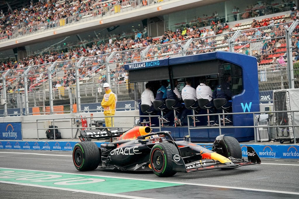 Max Verstappen fuhr in Barcelona auf die Pole Position.