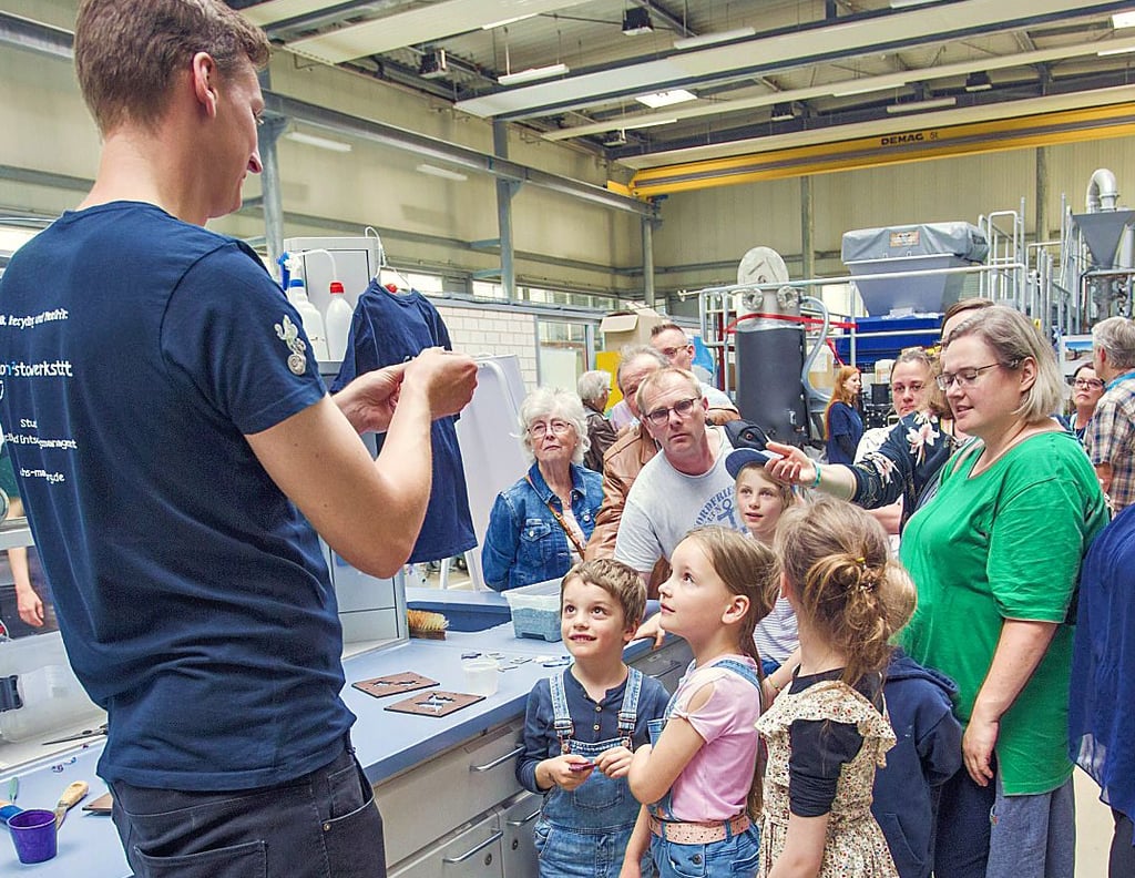Nachwuchsgewinnung für den Studiengang Recycling und Entsorgungsmanagement an der Hochschule.