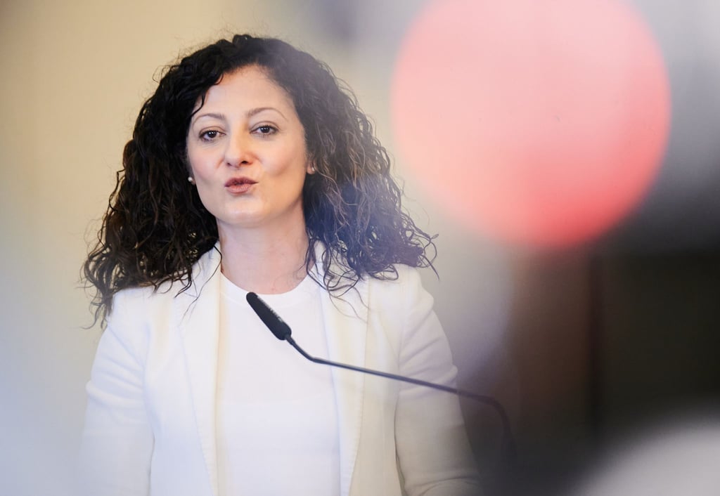 Cansel Kiziltepe (SPD), Senatorin für Arbeit, Soziales, Gleichstellung, Integration, Vielfalt und Antidiskriminierung.