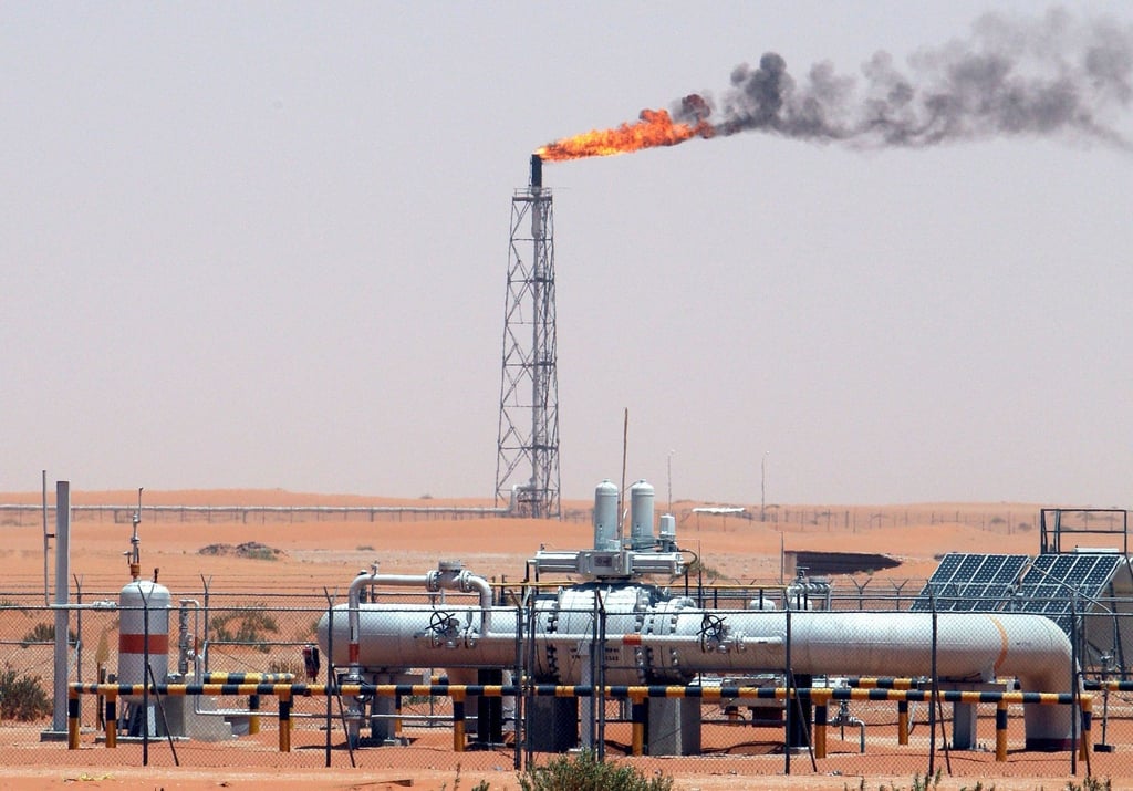 Ein Ölfeld in Saudi-Arabien.
