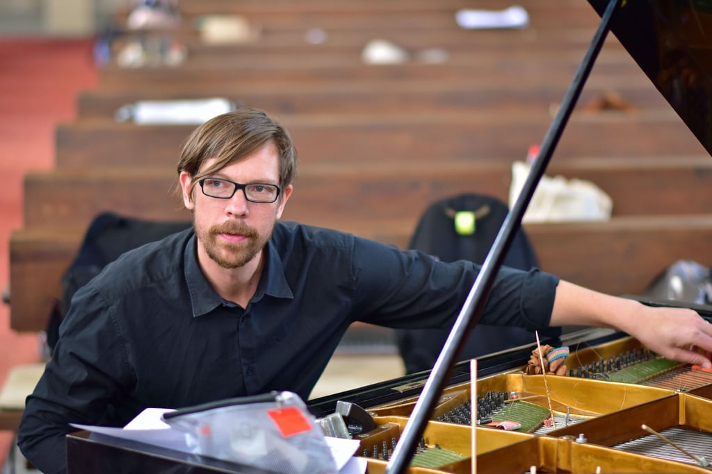 Stefan Schultze beendet sein Amt als Artist in Residence im Magdeburger Gesellschaftshaus.