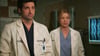 Ellen Pompeo als Meredith Grey und Patrick Dempsey als Derek „McDreamy“ Shepherd in einer Szene der Arztserie „Grey's Anatomy“ .