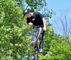 Zeigte seine BMX-Fertigkeiten: Jakob Kittler.