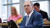 Sachsen-Anhalts Ministerpräsident Reiner Haseloff (CDU) sitzt vor Beginn der Landtagssitzung im Plenarsaal.