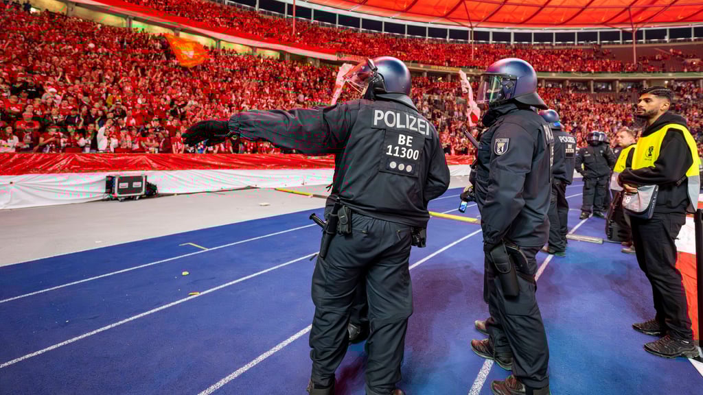Die Berliner Polizei war mit einem Großaufgebot im Einsatz.