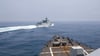Ein chinesisches Marineschiff führt am Samstag ein „unsicheres“ Manöver vor dem US-Zerstörer „USS Chung-Hoon“ durch, indem es mit einem Abstand von nur rund 140 Metern überholt und dann wendet.