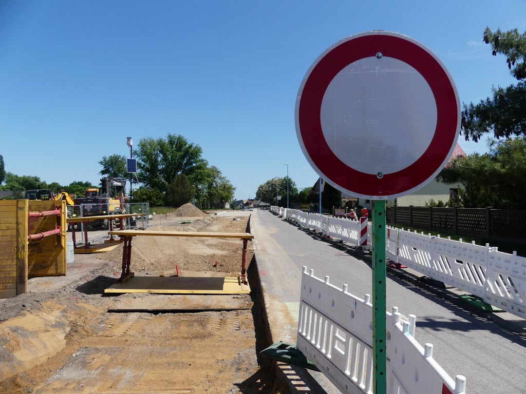 Die B181 zwischen Merseburg und Leipzig bleibt länger dicht.