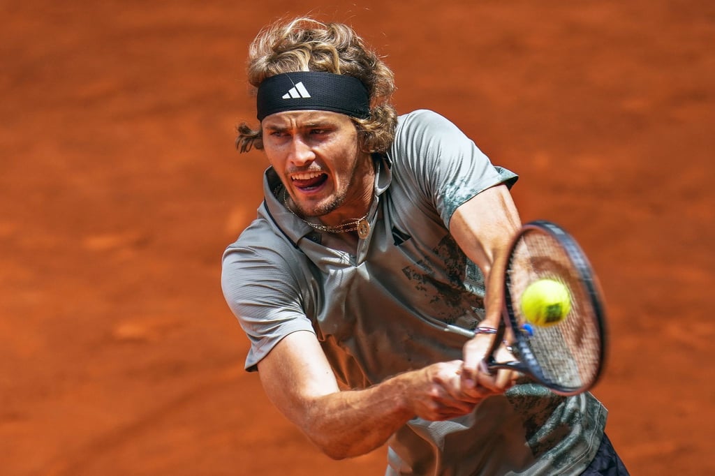 Alexander Zverev in Aktion.