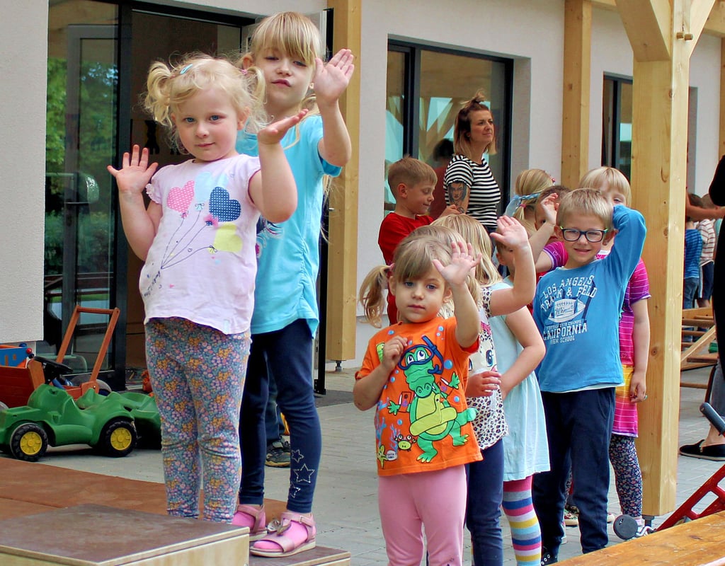 Große Freude in der Lindauer Kita "Burggeister". Die Sanierung ist abgeschlossen.