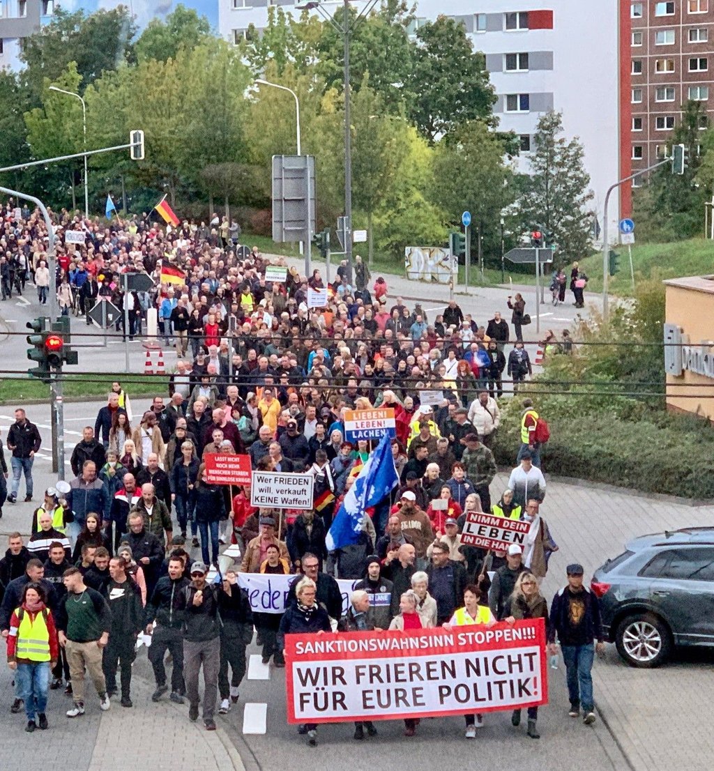 Die  „Bewegung Halle“ kritisiert die Energiepolitik der Bundesregierung.