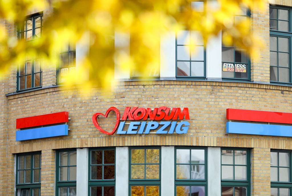 Eine Filiale des Lebensmittelhändlers Konsum Leipzig.