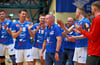 Sichtlich gerührt und von seinen Spielern gefeiert wurde Uwe Jungandreas am Freitag als „Trainer der Saison" ausgezeichnet. 