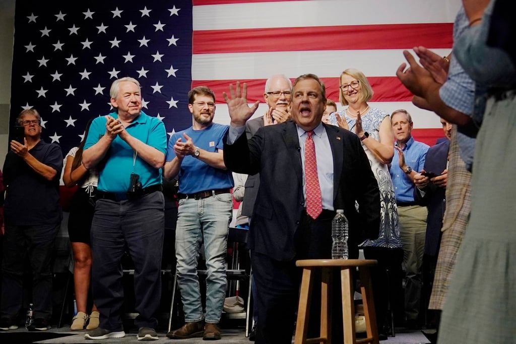 Der Republikaner und ehemalige Gouverneur von New Jersey, Chris Christie, tritt 2024 als Präsidentschaftskandidat an.