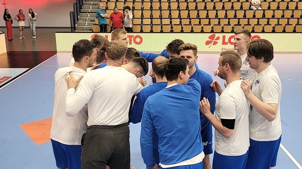 Das Team des DRHV schwört sich ein auf das letzte Spiel.
