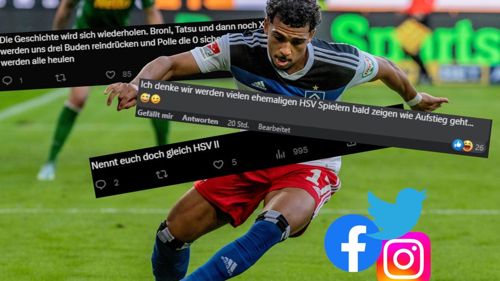 Xavier Amaechis Wechsel vom Hamburger SV zum 1. FC Magdeburg schlägt im Internet große Wellen.