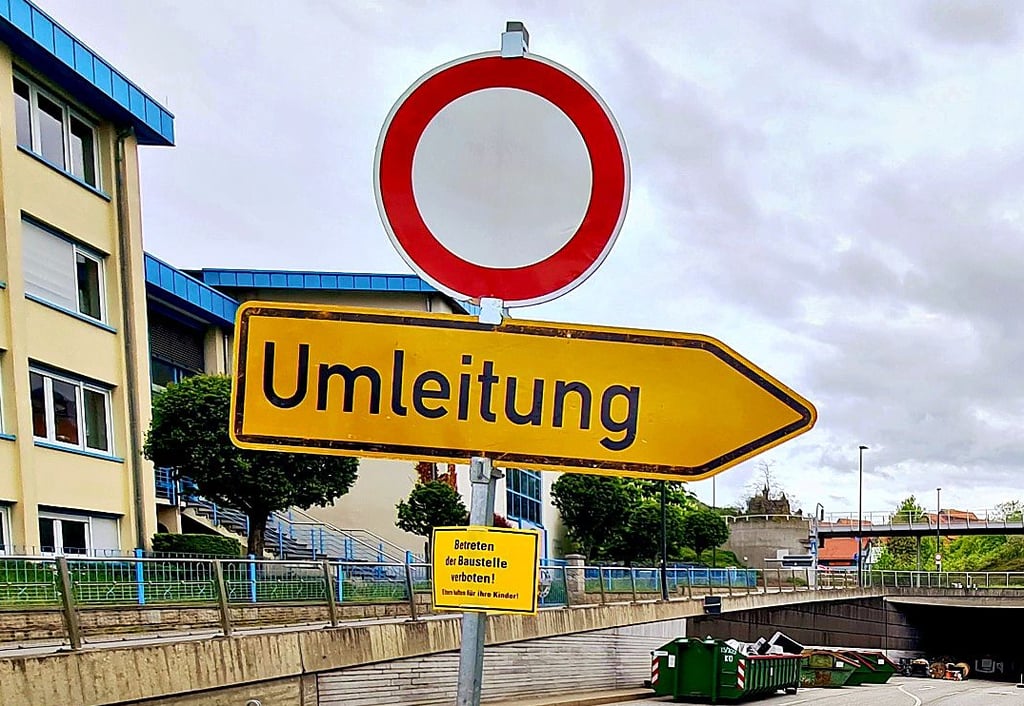 Wo lang ? – Das ist bei den vielen Baustellen in Wernigerode oftmals eine schwierige Frage.