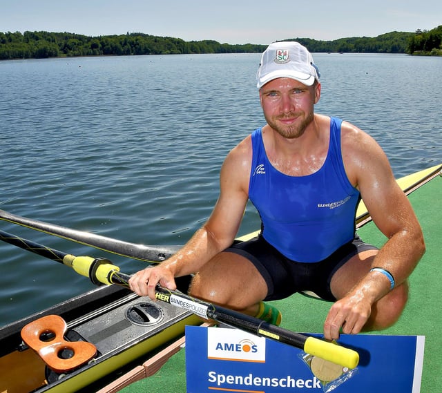 Rudern Paul Berghoff vom SCM peilt WM im Einer an