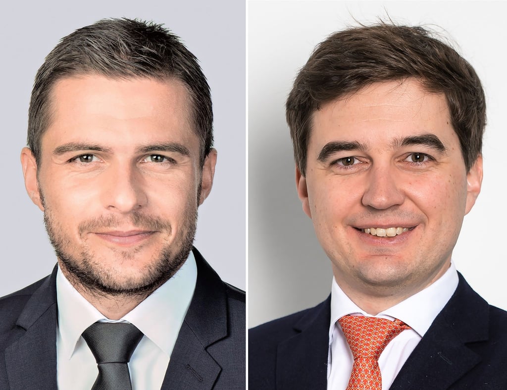 Marc Lenz (l) und Steffen Merkel bilden die neue Doppelspitze der DFL.