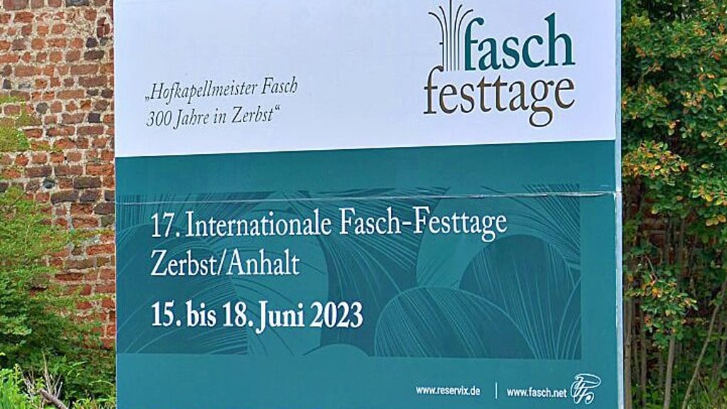 Vielfältig wird für die Fasch-Festtage in Zerbst geworben. Dennoch wurden erst wenige Karten verkauft.