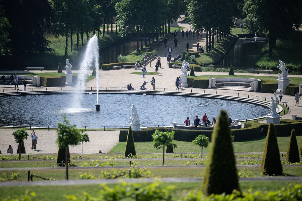 Die „Große Fontäne“ im Park Sanssouci.