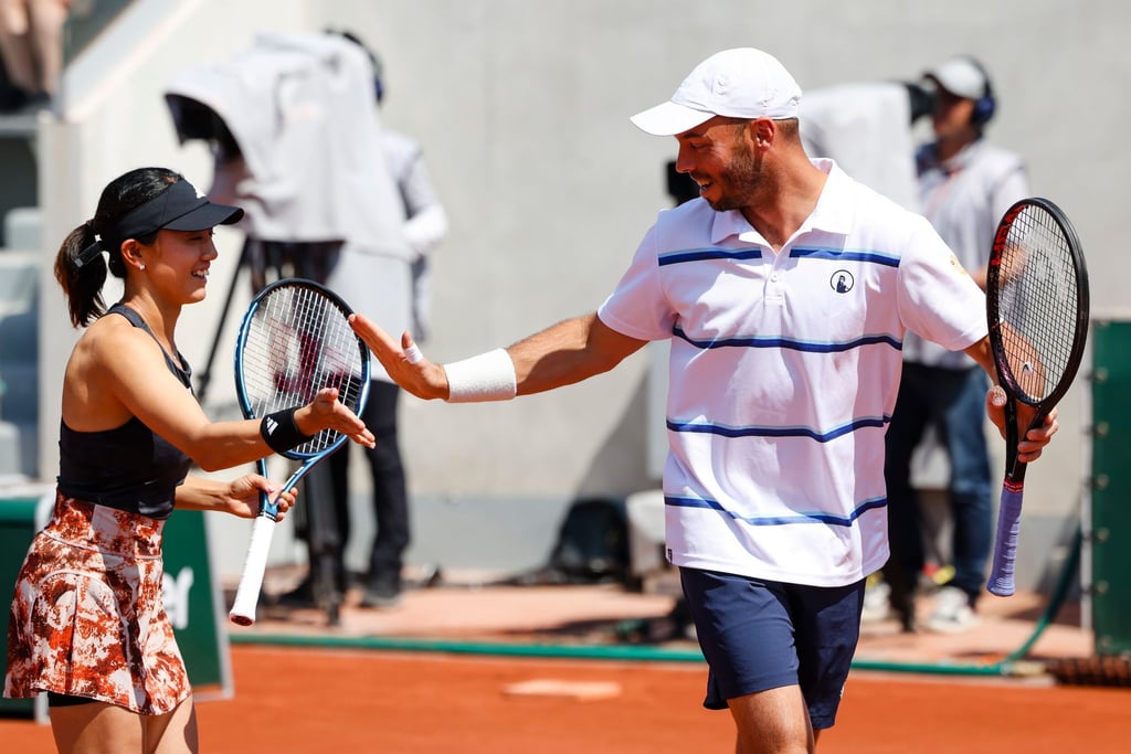 Spielen um den Mixed-Titel in Paris: Tim Pütz (r) und Miyu Kato.