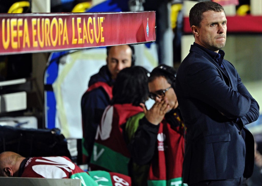 Dynamo Kiews damaliger Trainer Serhiy Rebrow ist inzwischen Nationaltrainer der Ukraine.