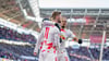 Timo Werner (l.) und sein Teamkollege Benny Henrichs (verdeckt: Emil Forsberg).