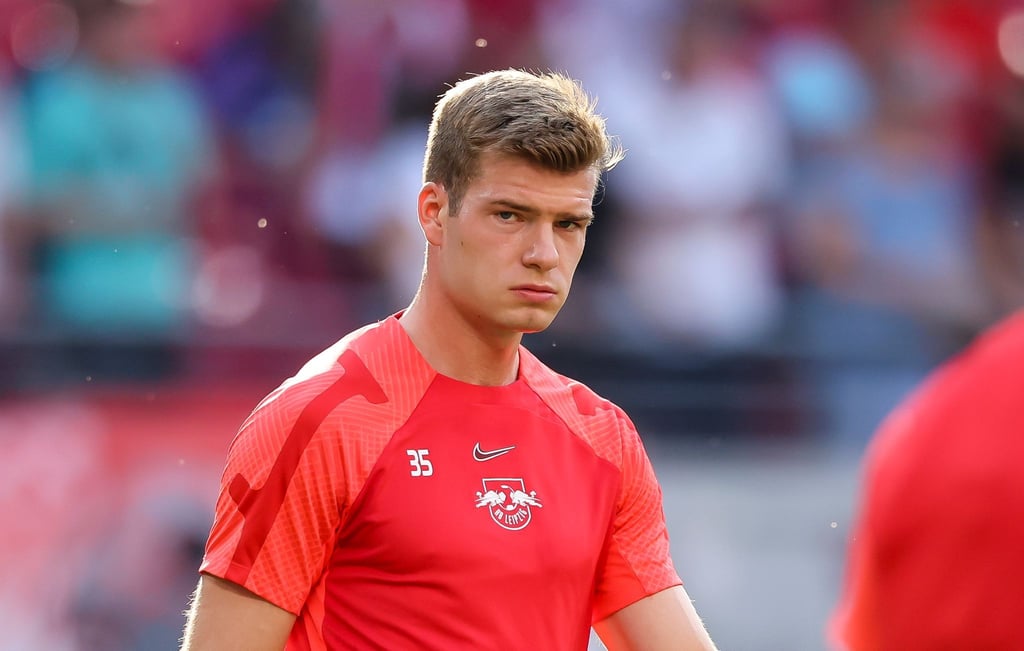 Leipzigs Spieler Alexander Sörloth.