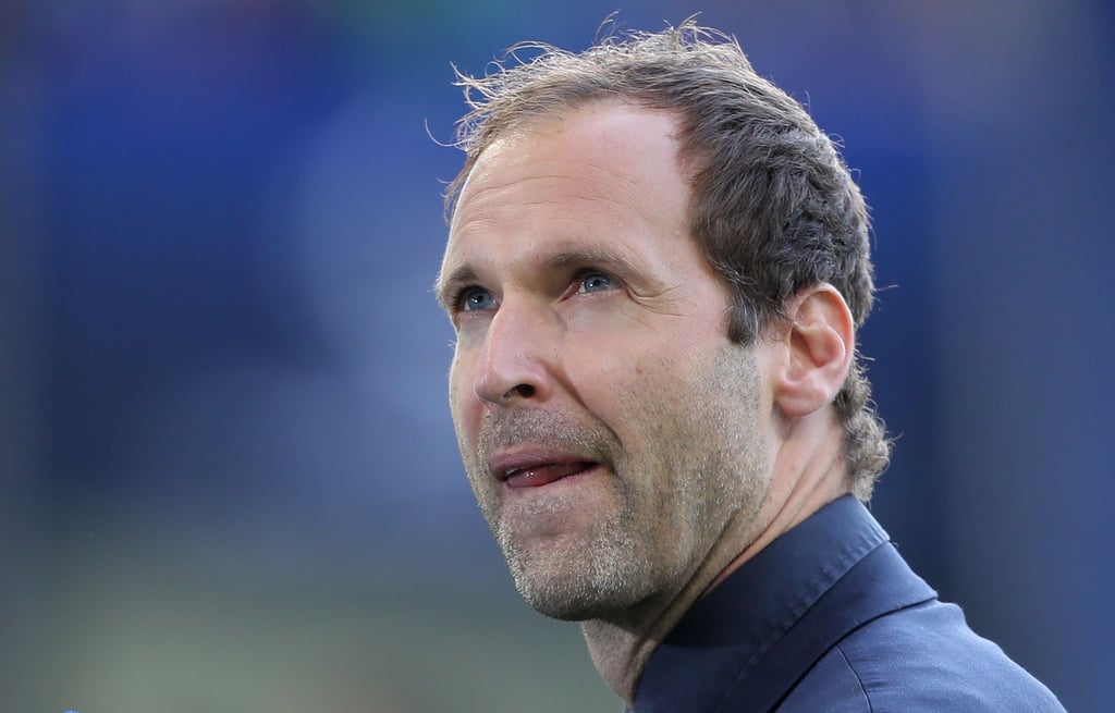 Der frühere Fußball-Torwart Petr Cech ist derzeit Eishockey-Goalie.