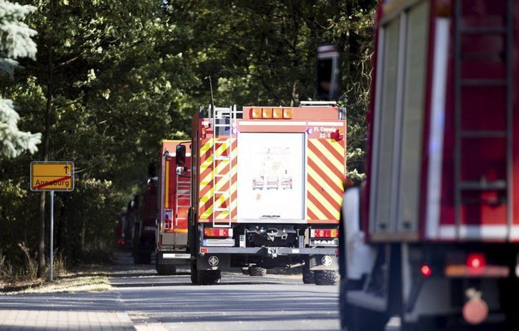 Ein Waldbrand in der Annaburger Heide ist besonders gefährlich wegen der dort vorhandenen Munition.