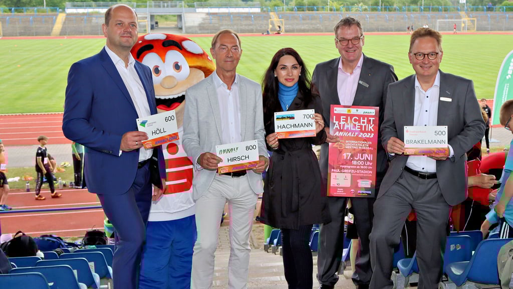 Anhalt Meeting im Paul Greifzu Stadion Alles ist bestens vorbereitet