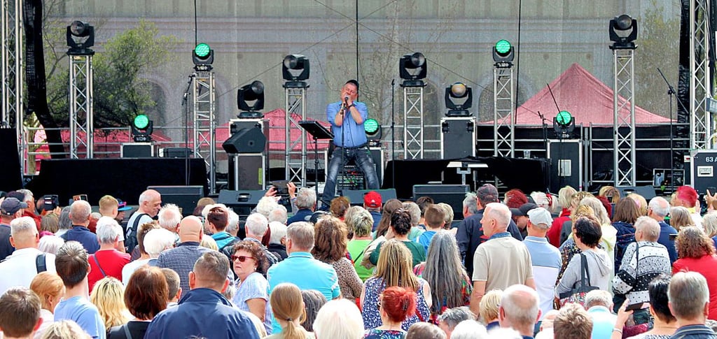 Michael Hirte bei seinem Auftritt vor einigen Wochen in Nordhausen.