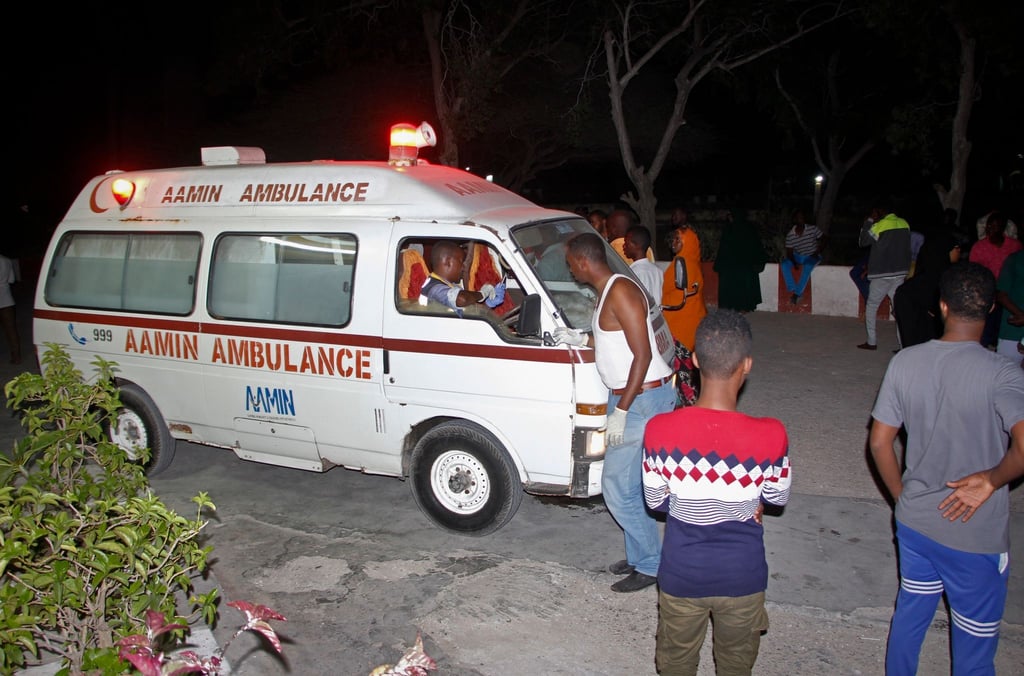 Ein Rettungswagen in Mogadischu. (Archiv)