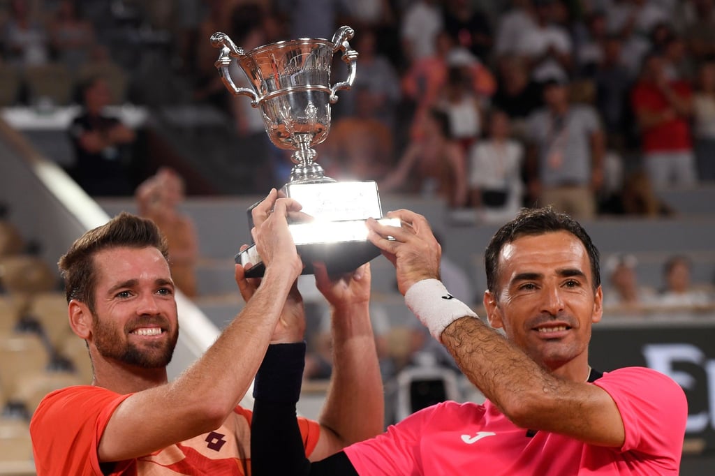 Doppel-Sieger: Ivan Dodig (r) und Austin Krajicek gewannen in Paris.