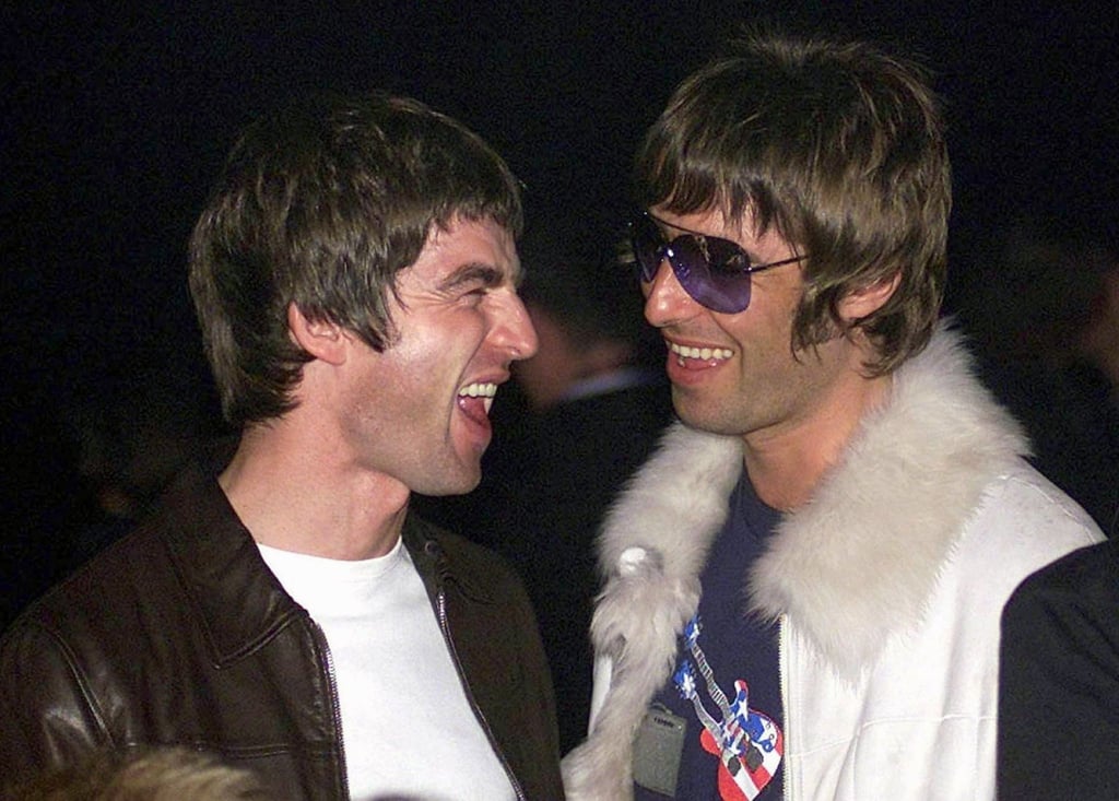 Die Brüder Noel (l) und Liam Gallagher sind beide große Fans von Manchester City.