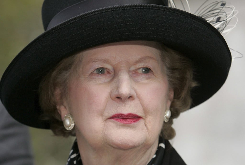 Margaret Thatcher 2005 in London.