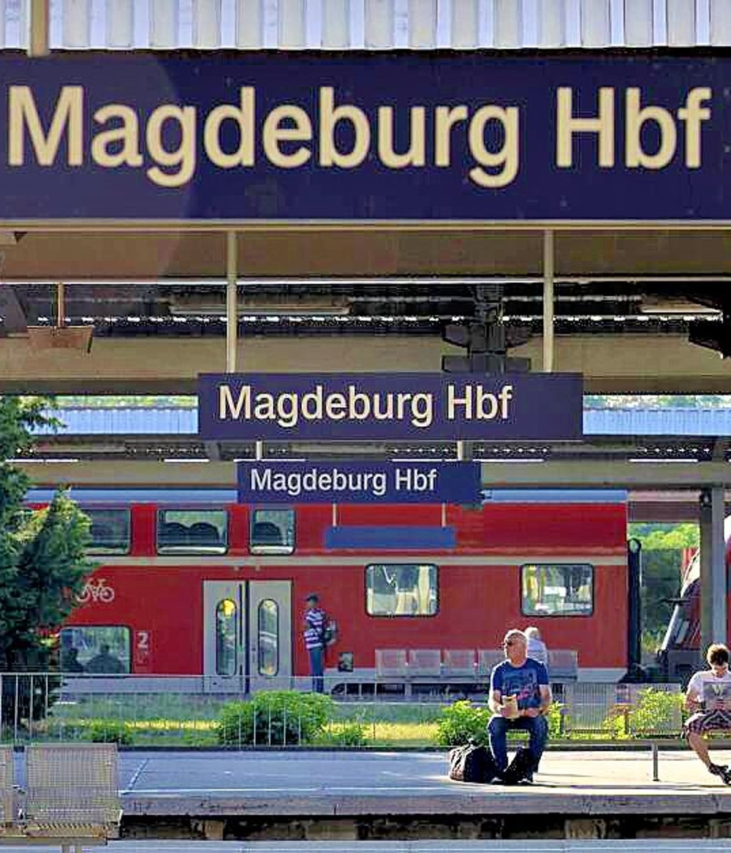 Idee der SPD: Von Halle nach Magdeburg per IC mit dem Deutschlandticket.