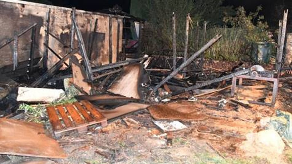 Die Flammen hinterlassen in Hillersleben Verwüstung.