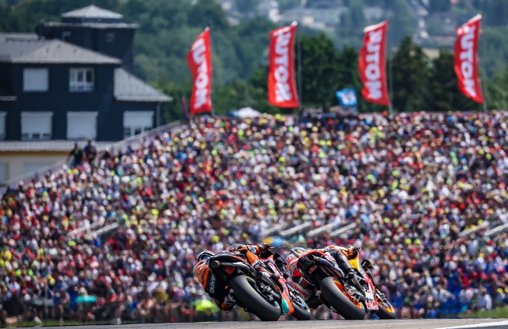 Im vergangenen Jahr waren 232.000 Zuschauer bei der Motorrad-WM auf dem Sachsenring.