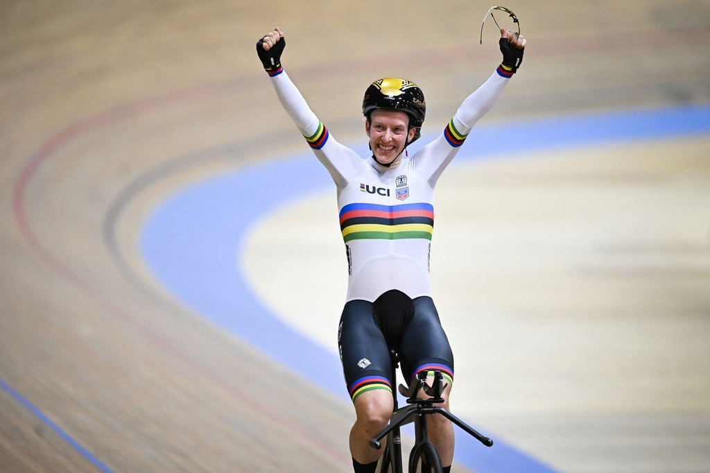 Franziska Brauße hat die 3000-Meter-Einerverfolgung bei der Bahnrad-Meisterschaft gewonnen.
