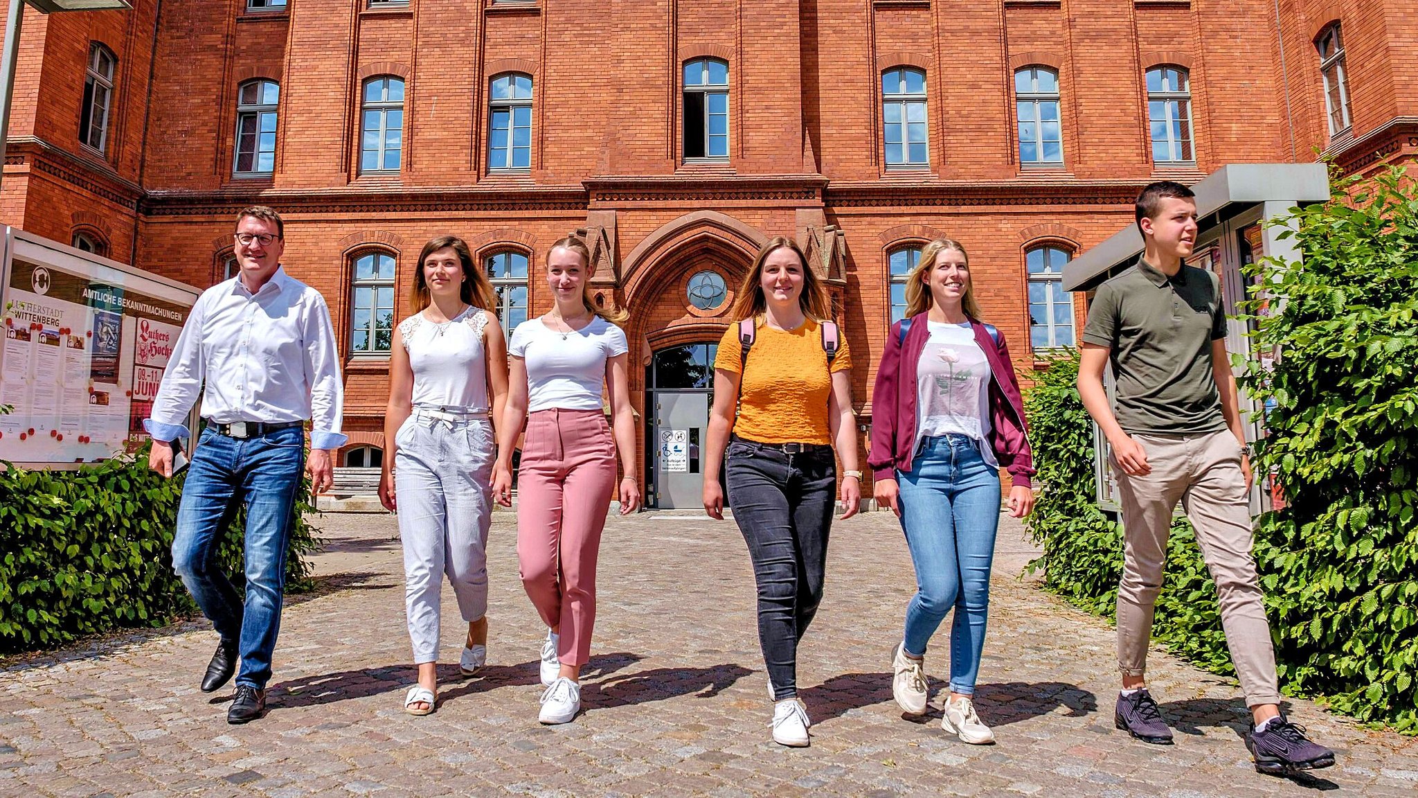 PartnerstäDte Starten Azubiprojekt Azubis aus Wittenberg und Bretten