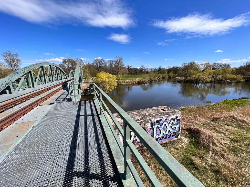 Die Wörlitzer Brücke.