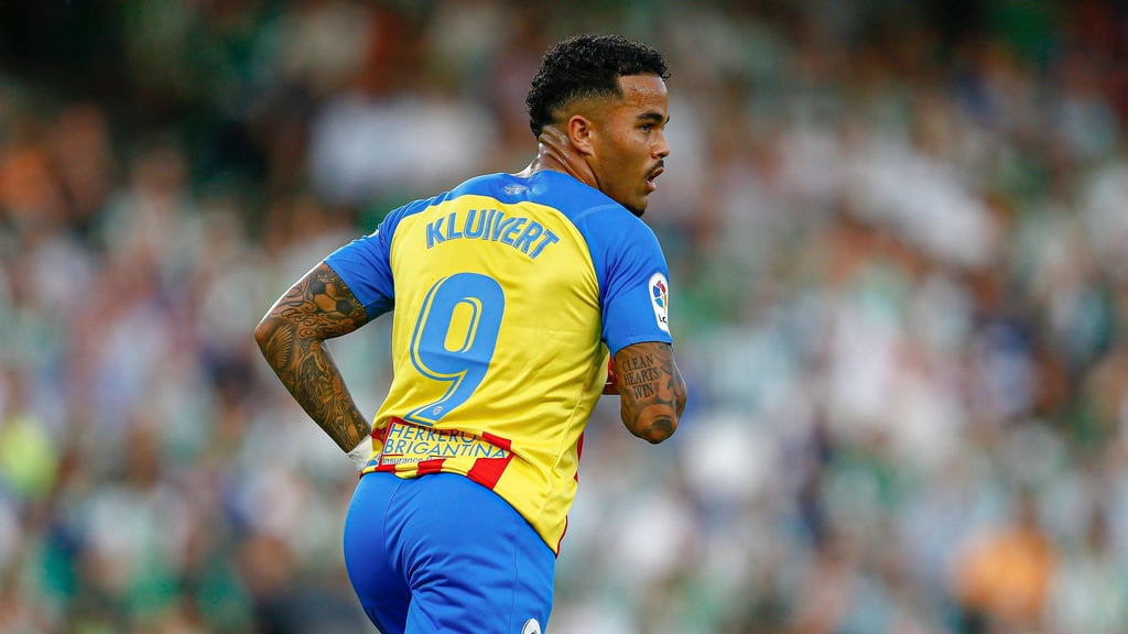 Justin Kluivert im Trikot des FC Valencia.